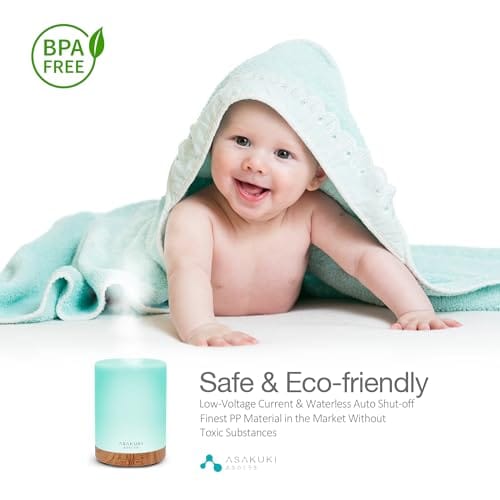 Difusor de aceites (Diffuser) silencioso 10.1 fl oz Color madera - Imagen 5