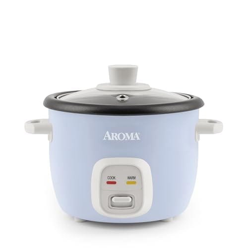 Arrocera de 2 tazas (sin cocinar) Color baby blue