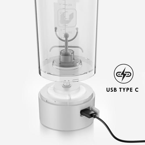 Botella Recargable (Shaker) para batida de proteína 24 onzas Color Blanco - Imagen 6