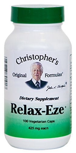 Suplemento natural para bajar Ansiedad Dr. Christopher’s: Relax eze (cápsulas: 100 unidades)