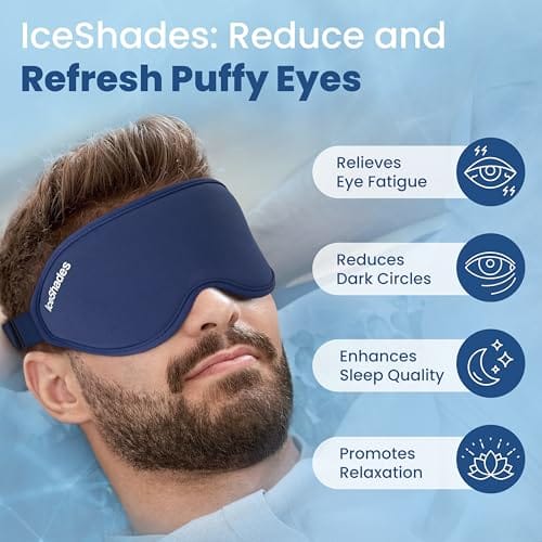 Máscara de gel fría—aliviar migraña, tensión, ojos cansados - Imagen 3