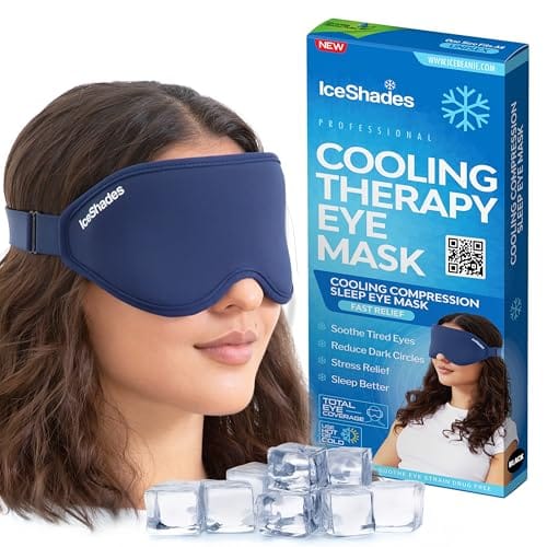 Máscara de gel fría—aliviar migraña, tensión, ojos cansados