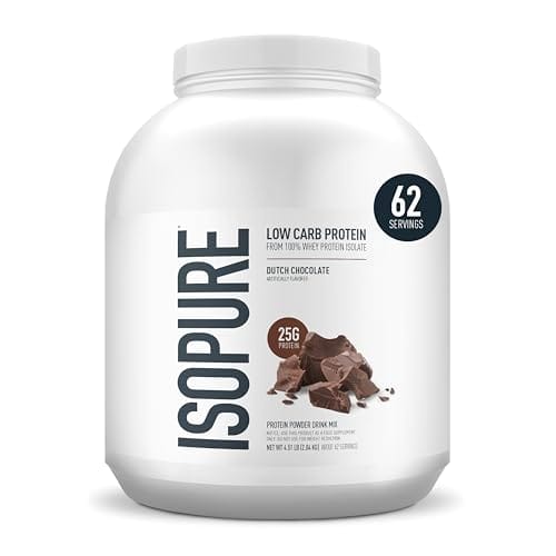 Proteína en polvo Sabor a Chocolate (sin azúcar y sin lactosa) 4.51 lb Marca Isopure - Imagen 2