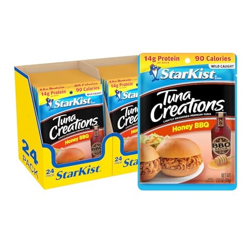 Atún/Tuna Pouches To-Go (in water) Sabor Honey BBQ Pqte: 24 Marca Starkist
