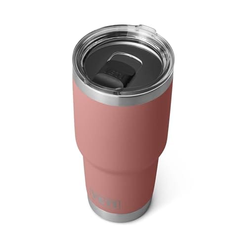 YETI para Agua/Café con tapa fuerte (30 onzas) acero inoxidable, aislado al vacío, color rosa arenisca - Imagen 4