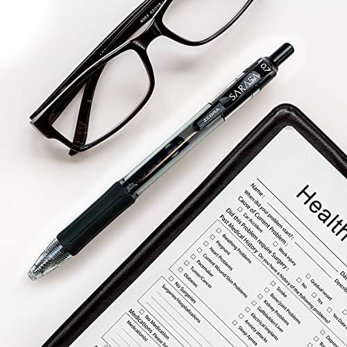 Bolígrafo gel Sarasa 0.7 Color Negro Pqte: 20 - Imagen 4