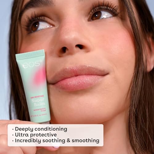 Lip balm (hidratante labios resecos). Sabor Strawberry sorbet. Marca EOS (paquete de 1) - Imagen 5